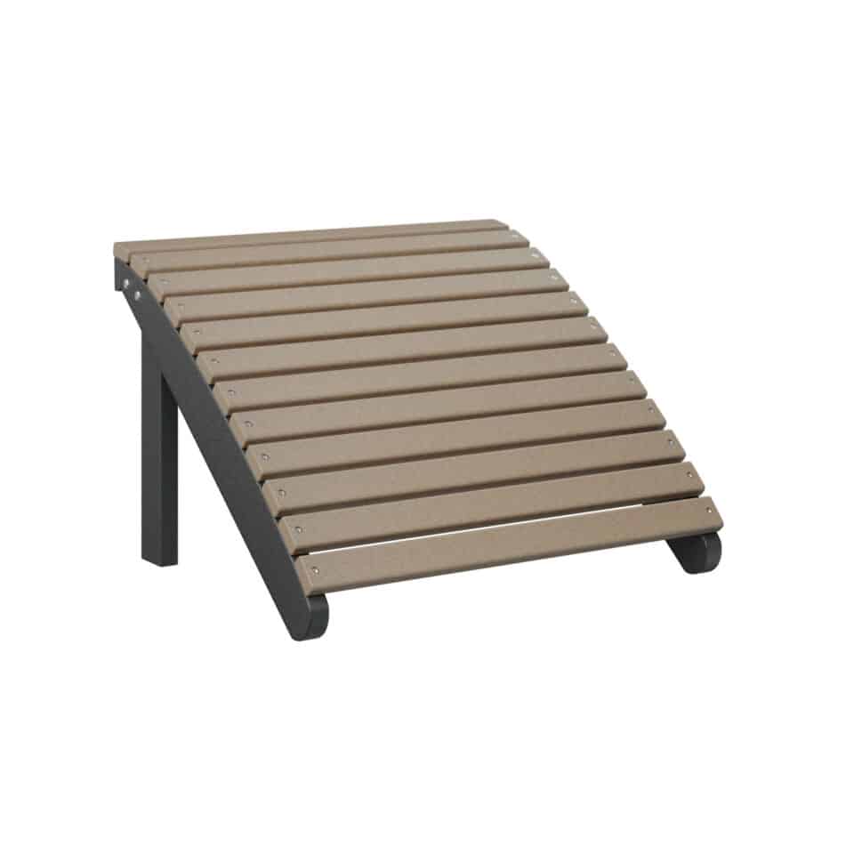 Stationary Adirondack Footstool