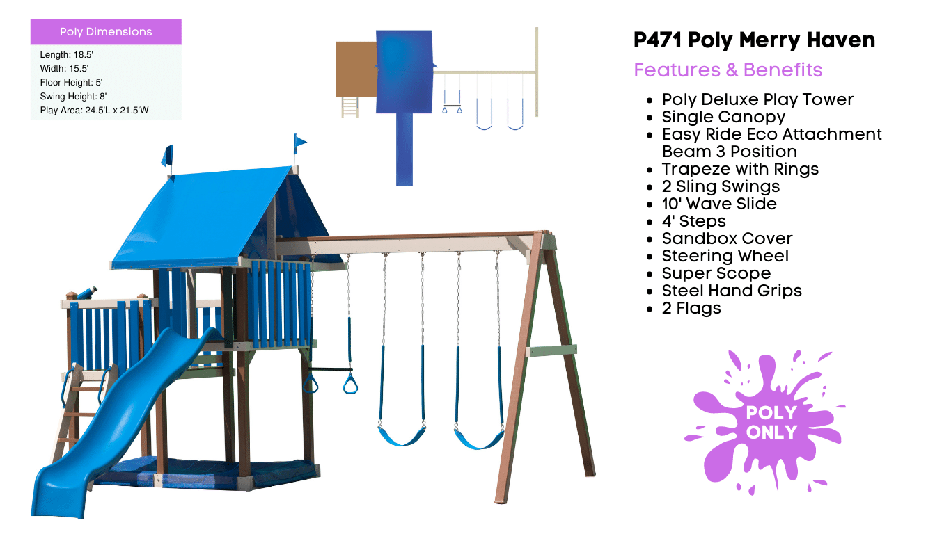 P471 Poly Merry Haven - Playset