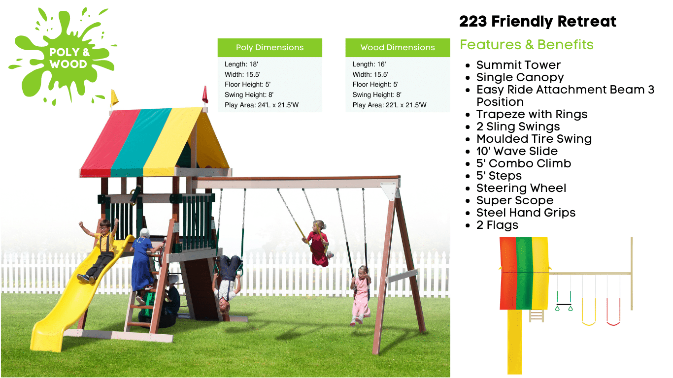 223 Friendly Retreat - Playset
