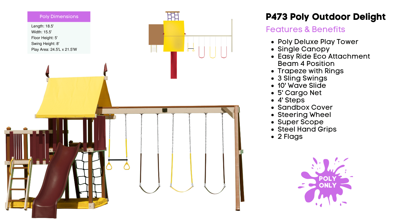 P471 Poly Outdoor Delight - Playset