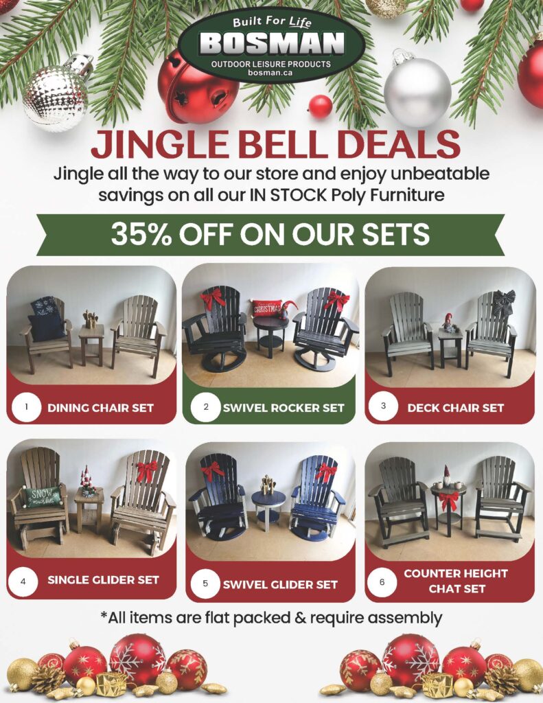 Bosman Home Front Jingle Bell Sale Flyer Features
