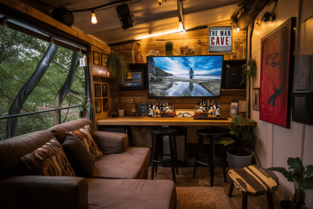 man cave shed ideas