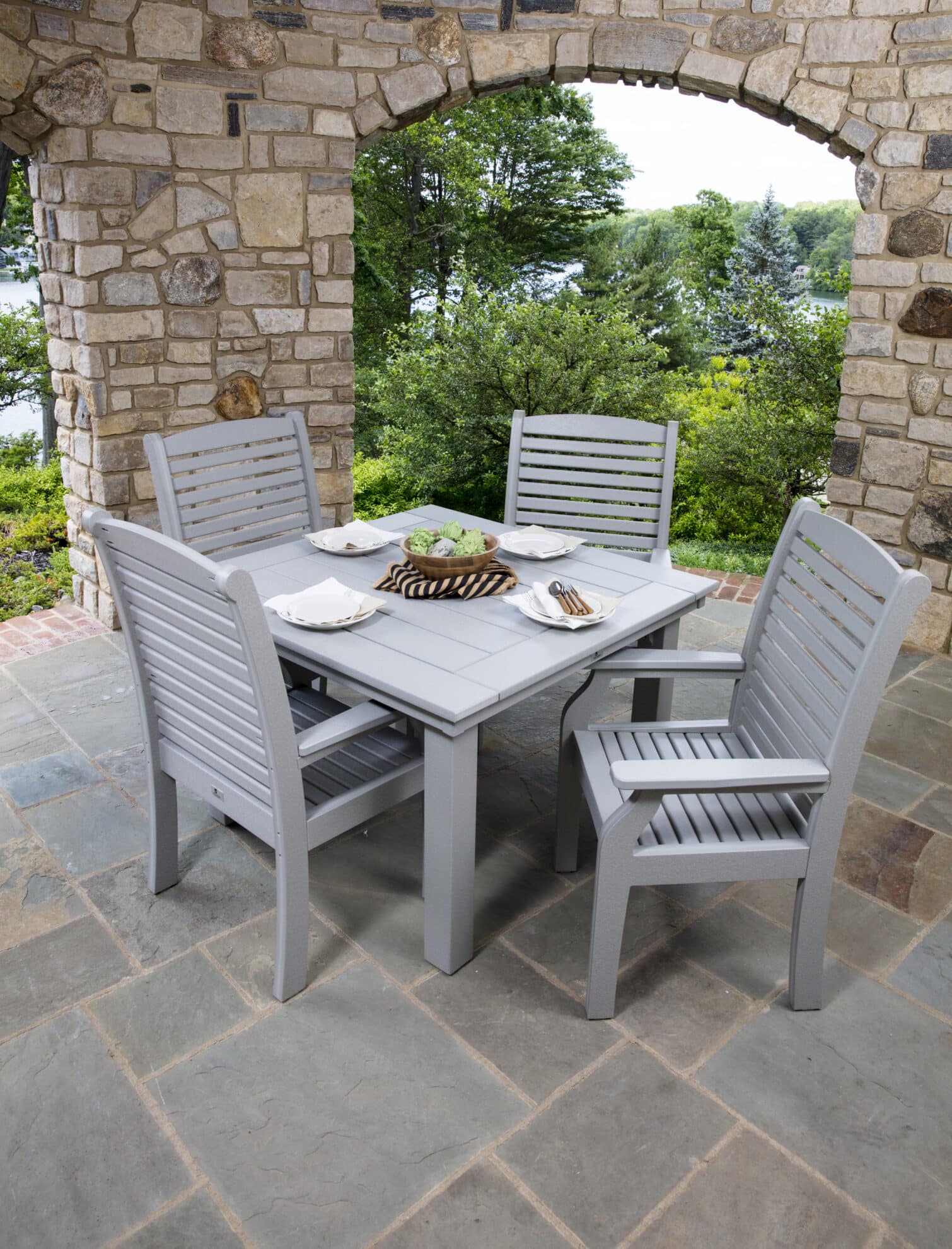Homestead Table with Classic Terrace chairs