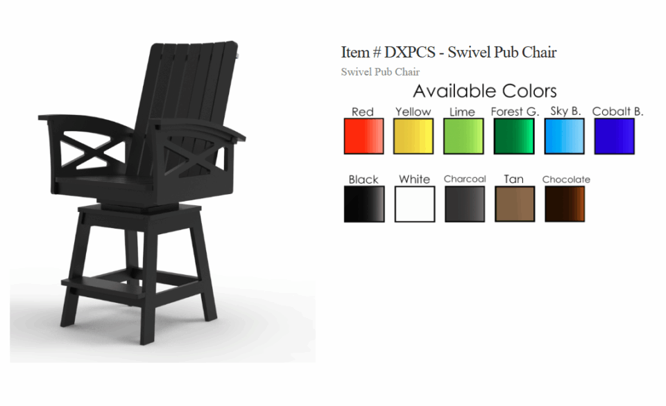 Swivel Pub Chair