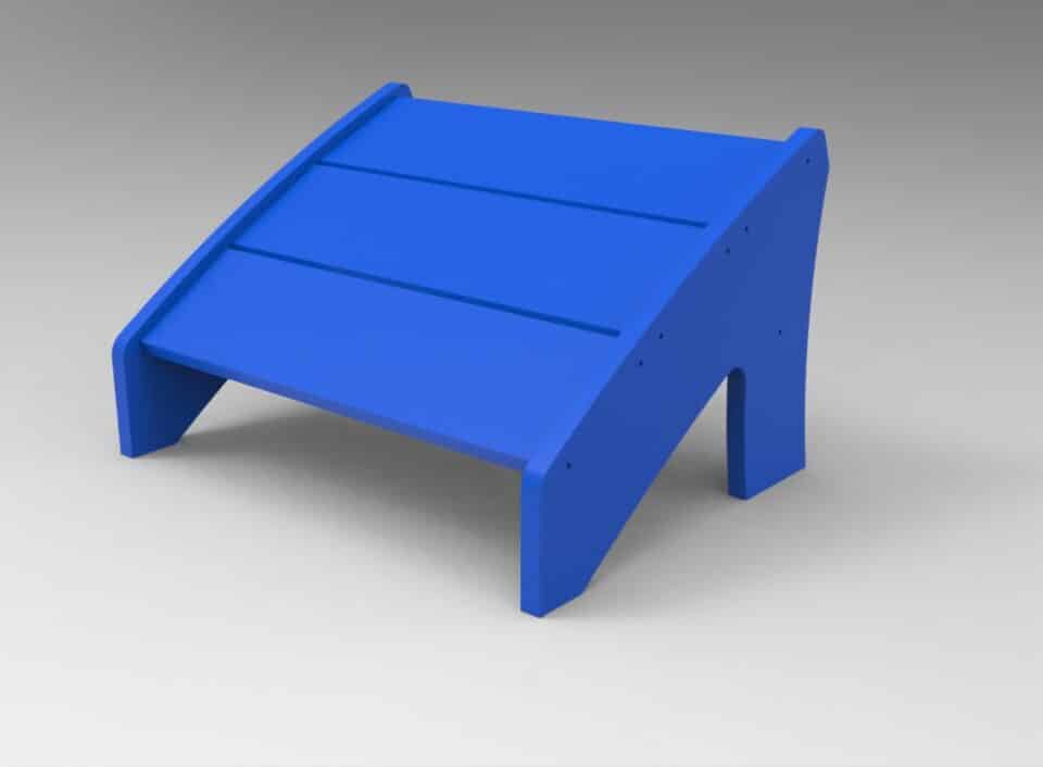 Modern Adirondack Ottoman