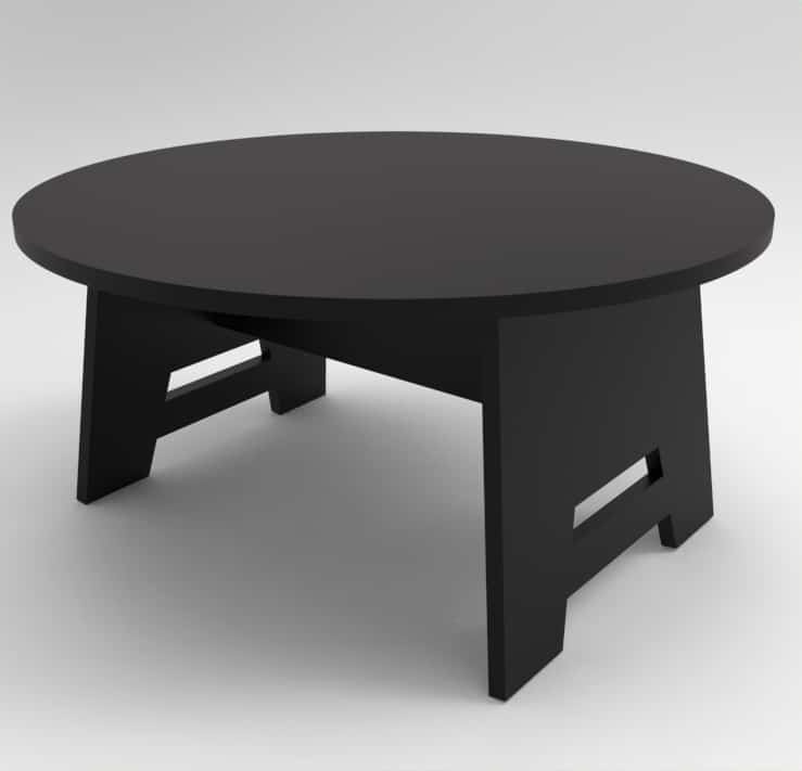 round coffee table