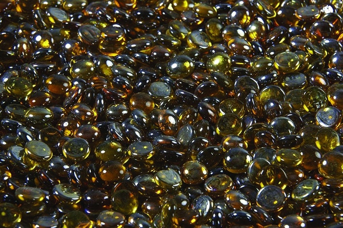 Amber fire gems