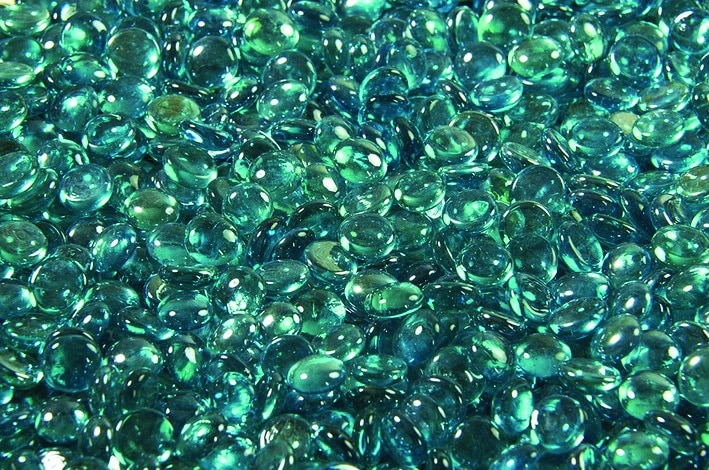 Aqua crystal fire gems