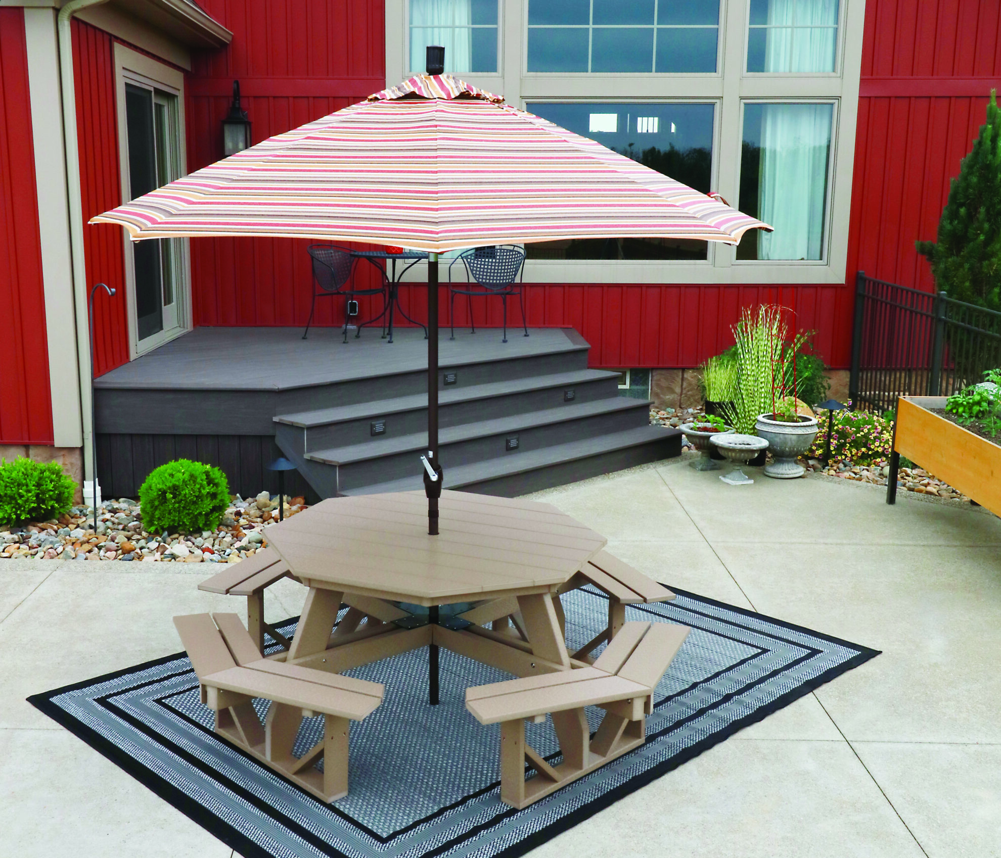 octagon picnic table