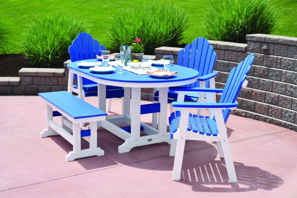 Dining set with bench and dining chairs