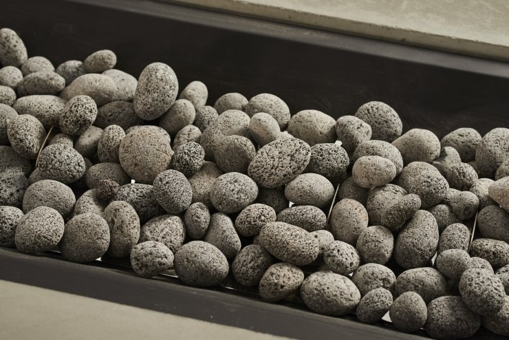 Tumbled lava rock