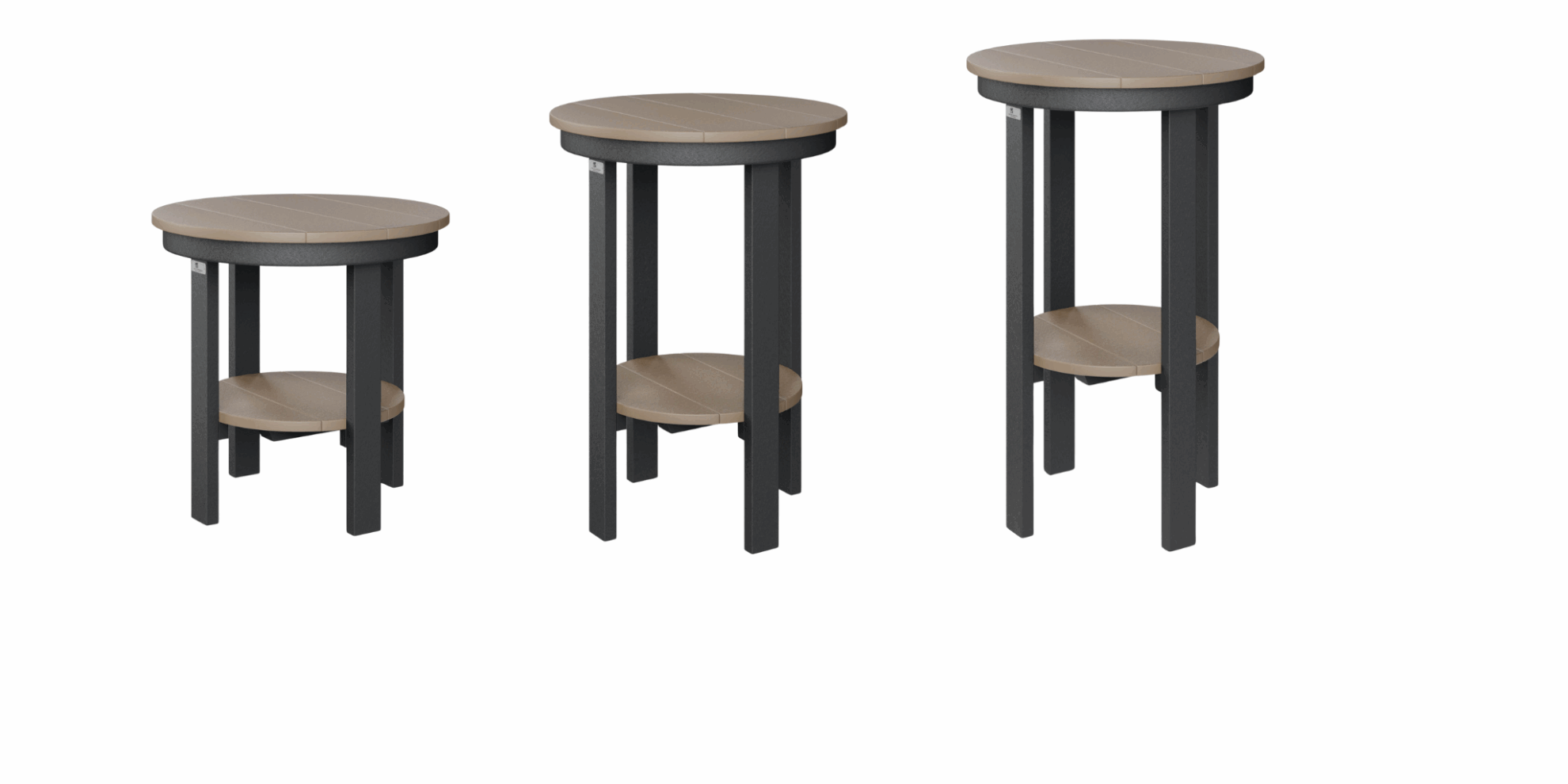 Round end table