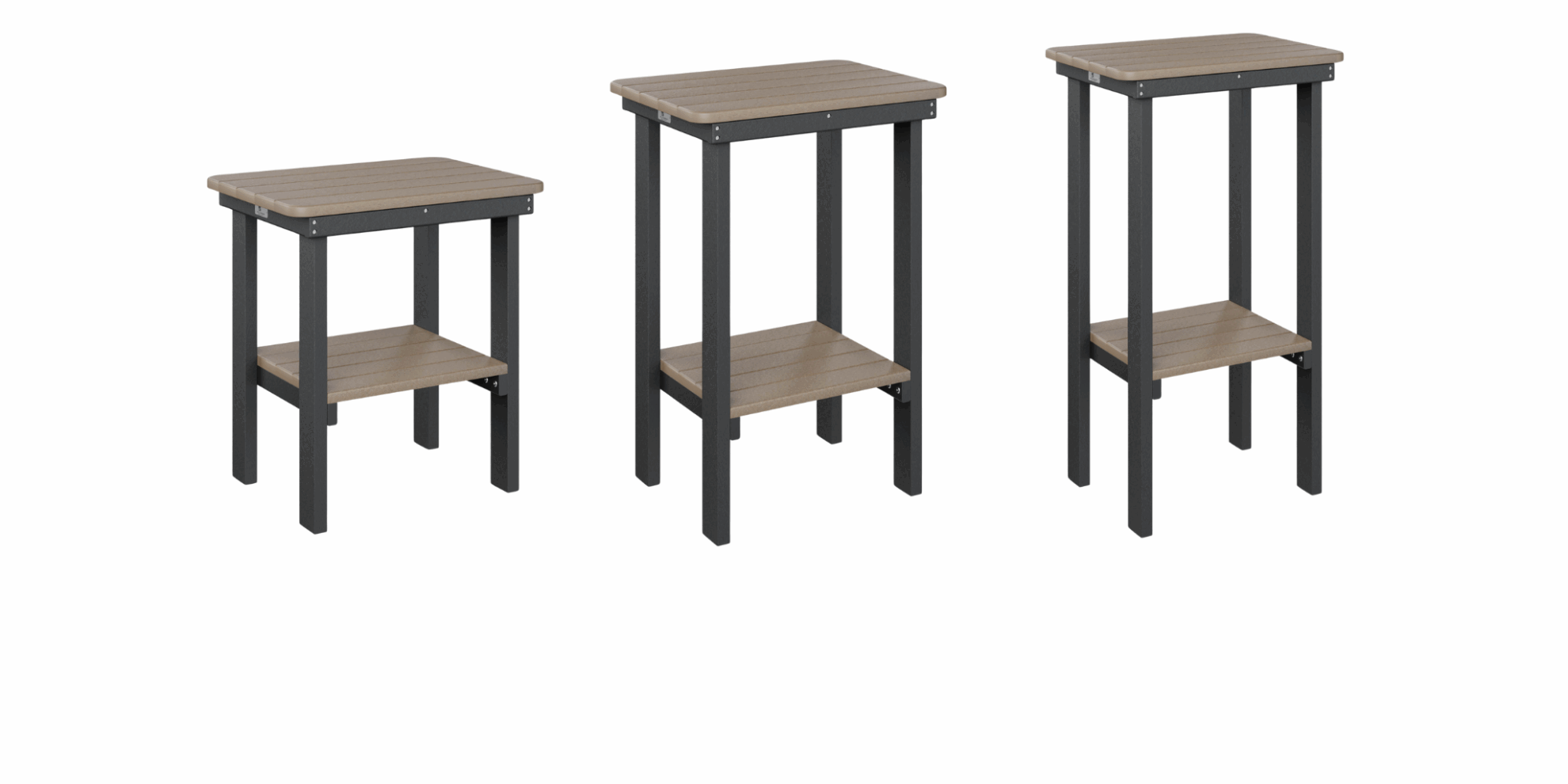Rectangular end table